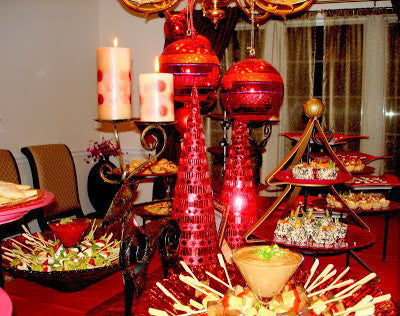 IT'S CHRISTMAS!!! GO ALL VEGETARIAN APPETIZER BUFFET