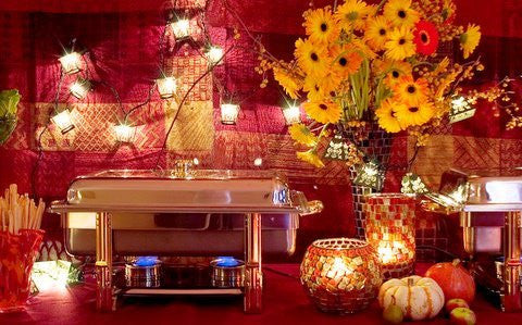 Wedding Reception - Passed Appetizers & Dinner Buffet Combinations Buffet Style Full Service